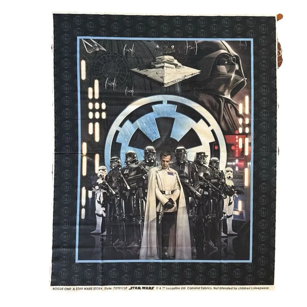 Star Wars Rogue One Quilt Panel Villains Krennic Cotton Fabric 7370111P Sewing
